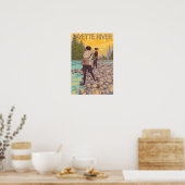 Women Fly Fishing - Payette River Poster (Keuken)