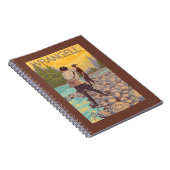 Women Fly Fishing - Wrangell, Alaska Notitieboek (Rechterzijde)