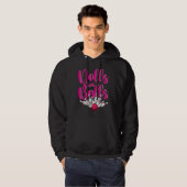 Women Girls Bowling Team Dolls With Balls Hoodie (Voorkant volledig)