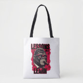 Women Gorilla Boss Lessons Learn Tote Bag (Voorkant)