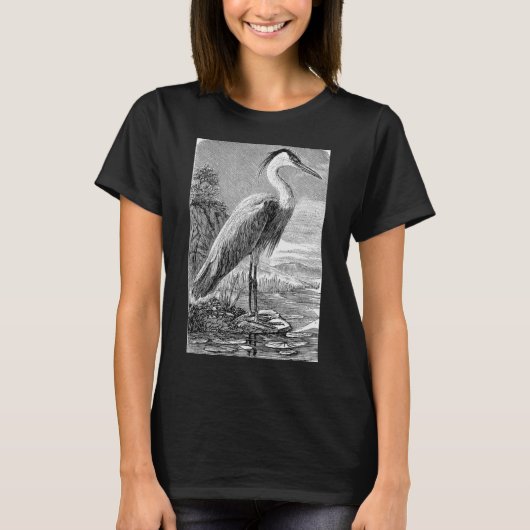 Women Heron T-shirt (Voorkant)