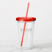 Women in GLAM  Acryl Drinkbeker (Achterkant)