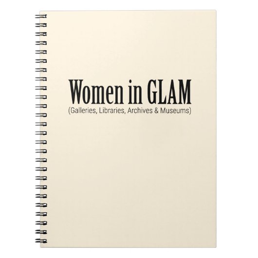 Women in GLAM  Notitieboek (Voorkant)