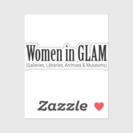 Women in GLAM  Sticker