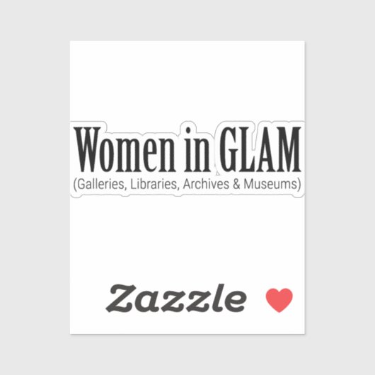 Women in GLAM  Sticker (Vel)