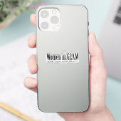 Women in GLAM  Sticker (Telefoon)