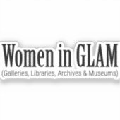 Women in GLAM  Sticker (Voorkant)
