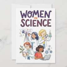 Women in Science – Inspiring STEM Illustration