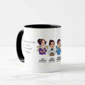 Women in STEM Pioneers Mug: Math & Science History Mok (Voorkant links)