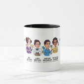 Women in STEM Pioneers Mug: Math & Science History Mok (Midden)