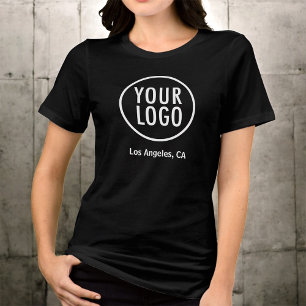 Women Jersey V-Neck T-Shirt Custom Company Logo
