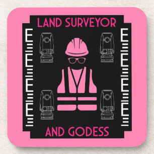 Women land surveyors bier onderzetter