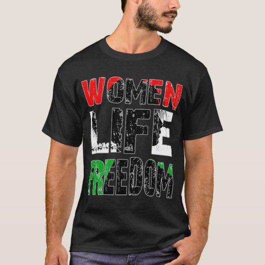 Women Life Freedom T-shirt (Voorkant)