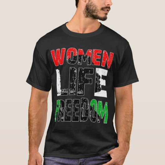 Women Life Freedom T-shirt (Voorkant)