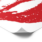 Women lips set. Hand drawn watercolor lips isolate Poster (Hoek)