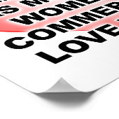 Women Love Yogurt Funny Poster (Hoek)