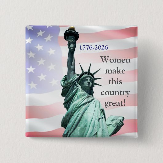 Women Make This Country Great! Button 3 (Voorkant)