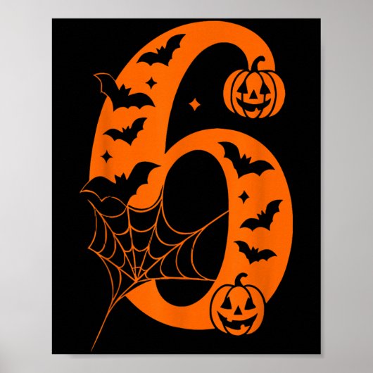 Women Men Couple Halloween Costume 6 7 Rizz Six Se Poster (Voorkant)