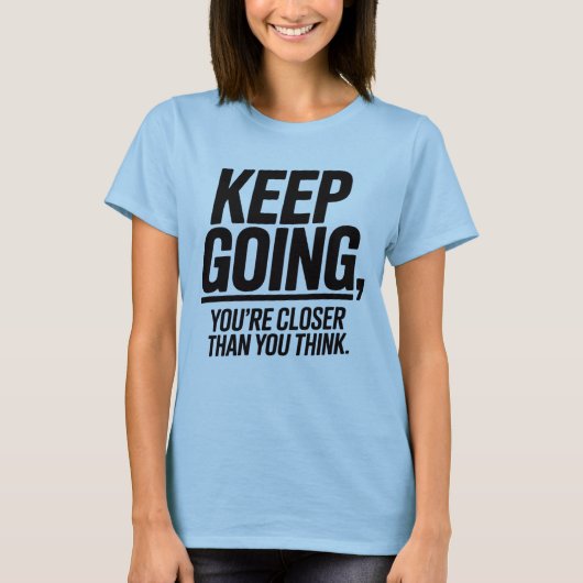 Women Motivational T-Shirt – Confidence & Growth T (Voorkant)