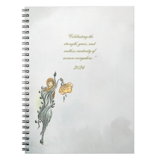 Women: Nature’s Quiet Power,  notebook  Notitieboek (Voorkant)