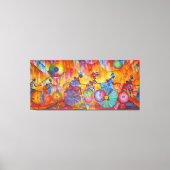 Women on Wheels stretched canvas print. Afdruk (Voorkant)