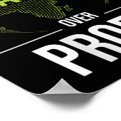 Women Planet Over Profit - Milieu Poster (Hoek)