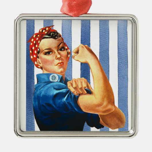 Women Power Metal Ornament (Voorkant)