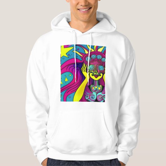 WOMEN PSICODELIC HOODIE (Voorkant)