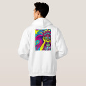 WOMEN PSICODELIC HOODIE (Achterkant volledig)