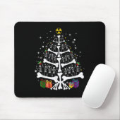 Women Radiology Skeleton Christmas Tree Xray Tech Muismat (Met muis)