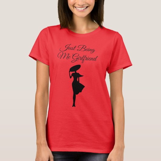 Women Red Tee Shirt (Voorkant)