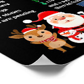 Women Retro 12 Days Of Ultrasound Tech Christmas S Poster (Hoek)