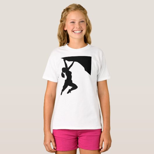 Women Rock-klimmer T-shirt (Voorkant volledig)
