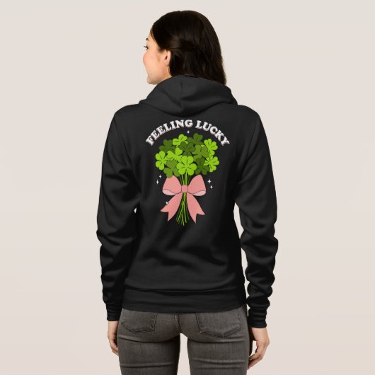 Women’s cute St.Patrick’s Day Hoodie (Achterkant volledig)