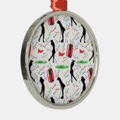 Women’s Golf Lover Christmas Ornament Keepsake (Rechts)