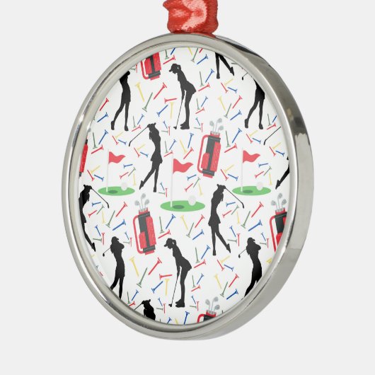 Women’s Golf Lover Christmas Ornament Keepsake (Links)