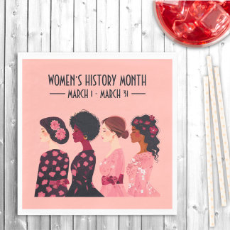 Women’s History Month is een wereldwijde Women Pin Servet