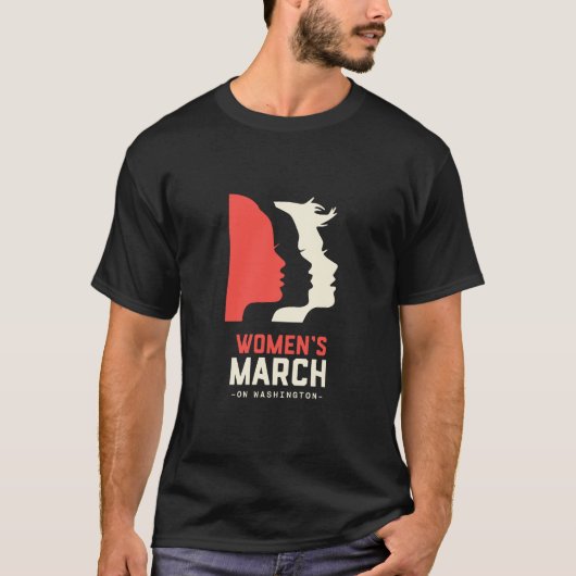 Women_s March on Washington 2017 Officiële T-shirt (Voorkant)