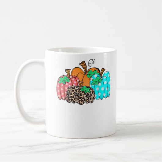 Women’s Pumpkin Leopard Print Graphic It’s Fall Y’ Koffiemok (Links)