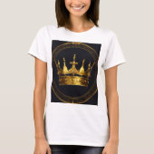Women’s Queen Logo T-Shirt | Royal Crown Design Te (Voorkant)