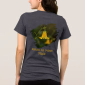 Women’s Relaxed Fit Short Sleeve T-Shirt – Flowers (Achterkant)