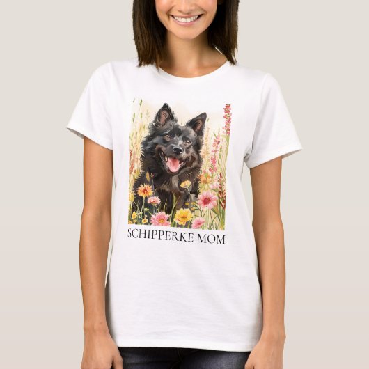 Women’s T-Shirt – Schipperke Mom  (Voorkant)