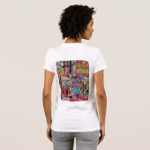 Women’s T‑Shirt – Urban Fractals T-shirt (Achterkant volledig)