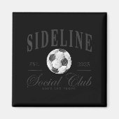Women Sideline Social Club Soccer Mom Game Day Mot Magneet (Voorkant)