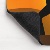 Women Silhouette Doing Tai Chi Muismat (Hoek)