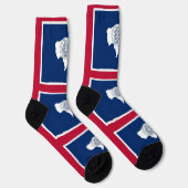 Women socks with flag of Wyoming, U.S.A. Sokken (Rechts)