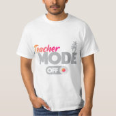 Women Teacher Mode Uit Shirt Einde van het Jaar (Voorkant)
