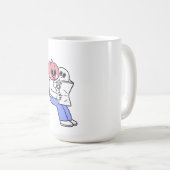 Women Tee Shirts, Men Shirts Koffiemok (Voorkant rechts)