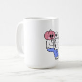 Women Tee Shirts, Men Shirts Koffiemok (Voorkant links)