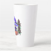 Women Tee Shirts, Men Shirts, Mom Ghost T-Shirts,  Latte Mok (Voorkant)